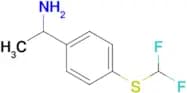 1-(4-((Difluoromethyl)thio)phenyl)ethan-1-amine