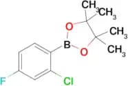2-(2-Chloro-4-fluorophenyl)-4,4,5,5-tetramethyl-1,3,2-dioxaborolane