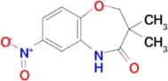 3,3-Dimethyl-7-nitro-2,3-dihydrobenzo[b][1,4]oxazepin-4(5h)-one