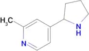 2-Methyl-4-(pyrrolidin-2-yl)pyridine
