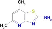 5,7-dimethyl-[1,3]thiazolo[4,5-b]pyridin-2-amine
