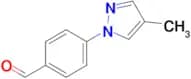 4-(4-Methyl-1h-pyrazol-1-yl)benzaldehyde