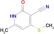 6-Methyl-4-(methylthio)-2-oxo-1,2-dihydropyridine-3-carbonitrile