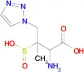 2-Amino-3-methyl-3-sulfino-4-(1H-1,2,3-triazol-1-yl)butanoic acid