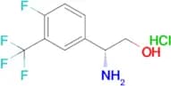 (R)-2-Amino-2-(4-fluoro-3-(trifluoromethyl)phenyl)ethanol hydrochloride