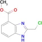 methyl 2-(chloromethyl)-1H-1,3-benzodiazole-4-carboxylate