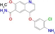 4-(4-Amino-3-chlorophenoxy)-7-methoxyquinoline-6-carboxamide