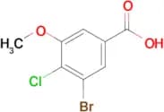 3-Bromo-4-chloro-5-methoxybenzoic acid