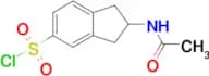 2-ACetamido-2,3-dihydro-1h-indene-5-sulfonyl chloride