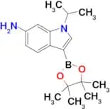 1-Isopropyl-3-(4,4,5,5-tetramethyl-1,3,2-dioxaborolan-2-yl)-1H-indol-6-amine