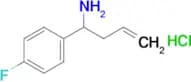 1-(4-Fluorophenyl)but-3-enylamine hcl