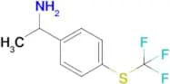 1-(4-((Trifluoromethyl)thio)phenyl)ethanamine