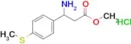 Methyl 3-amino-3-[4-(methylsulfanyl)phenyl]propanoate hydrochloride