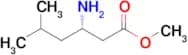 (S)-Methyl 3-amino-5-methylhexanoate