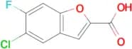 5-Chloro-6-fluoro-1-benzofuran-2-carboxylic acid