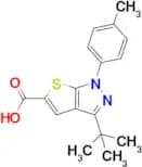3-(tert-Butyl)-1-(p-tolyl)-1H-thieno[2,3-c]pyrazole-5-carboxylic acid