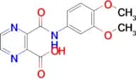 3-((3,4-Dimethoxyphenyl)carbamoyl)pyrazine-2-carboxylic acid