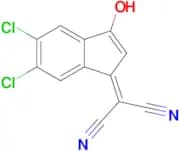 2-(5,6-dichloro-3-hydroxy-1H-inden-1-ylidene)propanedinitrile