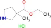 Ethyl 3-methylpyrrolidine-3-carboxylate hydrochloride