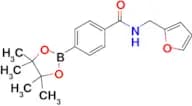 N-(Furan-2-ylmethyl)-4-(4,4,5,5-tetramethyl-1,3,2-dioxaborolan-2-yl)benzamide