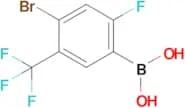 (4-Bromo-2-fluoro-5-(trifluoromethyl)phenyl)boronic acid