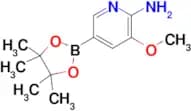 3-Methoxy-5-(4,4,5,5-tetramethyl-1,3,2-dioxaborolan-2-yl)pyridin-2-amine