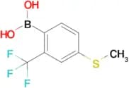 (4-(Methylthio)-2-(trifluoromethyl)phenyl)boronic acid