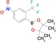 4,4,5,5-Tetramethyl-2-(4-nitro-2-(trifluoromethyl)phenyl)-1,3,2-dioxaborolane