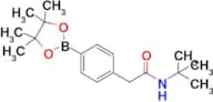 N-(tert-Butyl)-2-(4-(4,4,5,5-tetramethyl-1,3,2-dioxaborolan-2-yl)phenyl)acetamide
