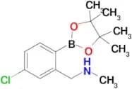 1-(5-Chloro-2-(4,4,5,5-tetramethyl-1,3,2-dioxaborolan-2-yl)phenyl)-n-methylmethanamine