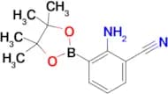 2-Amino-3-(4,4,5,5-tetramethyl-1,3,2-dioxaborolan-2-yl)benzonitrile