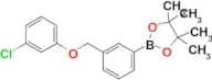 2-(3-((3-Chlorophenoxy)methyl)phenyl)-4,4,5,5-tetramethyl-1,3,2-dioxaborolane