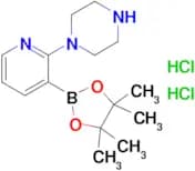 1-(3-(4,4,5,5-Tetramethyl-1,3,2-dioxaborolan-2-yl)pyridin-2-yl)piperazine dihydrochloride