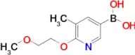 [6-(2-Methoxyethoxy)-5-methylpyridin-3-yl]boronic acid