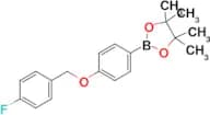 2-[4-(4-Fluoro-benzyloxy)-phenyl]-4,4,5,5-tetramethyl-[1,3,2]dioxaborolane