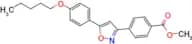 Methyl 4-(5-(4-(pentyloxy)phenyl)isoxazol-3-yl)benzoate