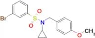 3-Bromo-N-cyclopropyl-N-(4-methoxybenzyl)benzenesulfonamide