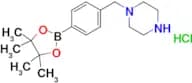 1-(4-(4,4,5,5-Tetramethyl-1,3,2-dioxaborolan-2-yl)benzyl)piperazine hydrochloride