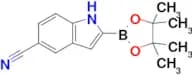 2-(4,4,5,5-Tetramethyl-1,3,2-dioxaborolan-2-yl)-1H-indole-5-carbonitrile
