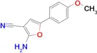 2-Amino-5-(4-methoxyphenyl)furan-3-carbonitrile