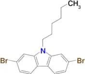2,7-Dibromo-9-hexyl-9H-carbazole