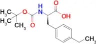 (R)-2-((tert-Butoxycarbonyl)amino)-3-(4-ethylphenyl)propanoic acid