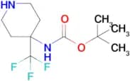tert-Butyl (4-(trifluoromethyl)piperidin-4-yl)carbamate