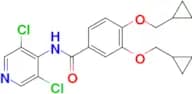 3,4-Bis(cyclopropylmethoxy)-N-(3,5-dichloropyridin-4-yl)benzamide