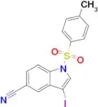 3-Iodo-1-tosyl-1H-indole-5-carbonitrile