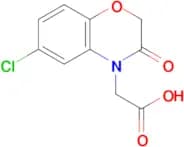 2-(6-Chloro-3-oxo-2H-benzo[b][1,4]oxazin-4(3H)-yl)acetic acid