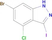 6-Bromo-4-chloro-3-iodo-1H-indazole