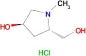 (3R,5S)-5-(Hydroxymethyl)-1-methylpyrrolidin-3-ol hydrochloride