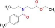 Ethyl 3-(4-methyl-N-propylbenzamido)propanoate