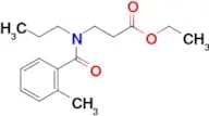 Ethyl 3-(2-methyl-N-propylbenzamido)propanoate